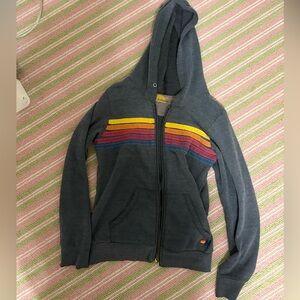 Kids aviator nation 5 stripe hoodie
